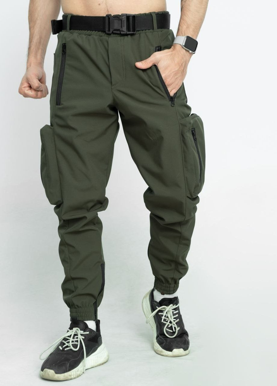 Чоловічі утеплені штани Ihtiander колір хакі р.2XL 445064 New Trend (268042682)