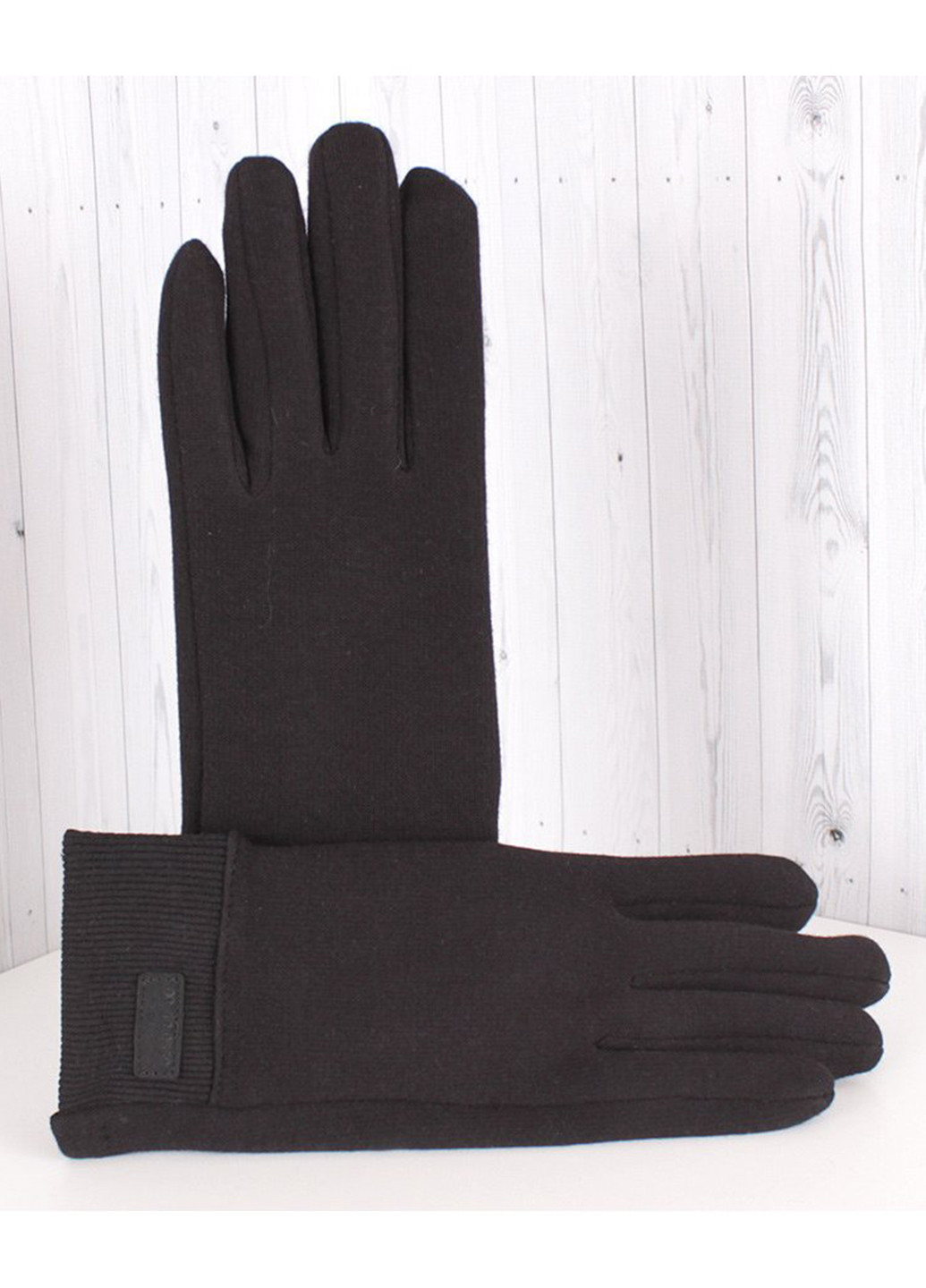 Рукавички жіночі чорні текстильні D270-1T демісезонні De Esse (266903254)