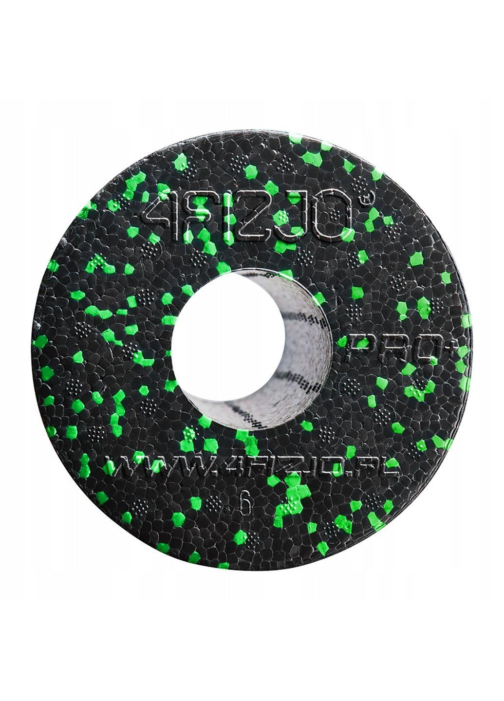 Массажный ролик EPP PRO+ 45 x 14.5 см (валик, роллер) гладкий 4FJ0088 Black/Green 4FIZJO (258329391)