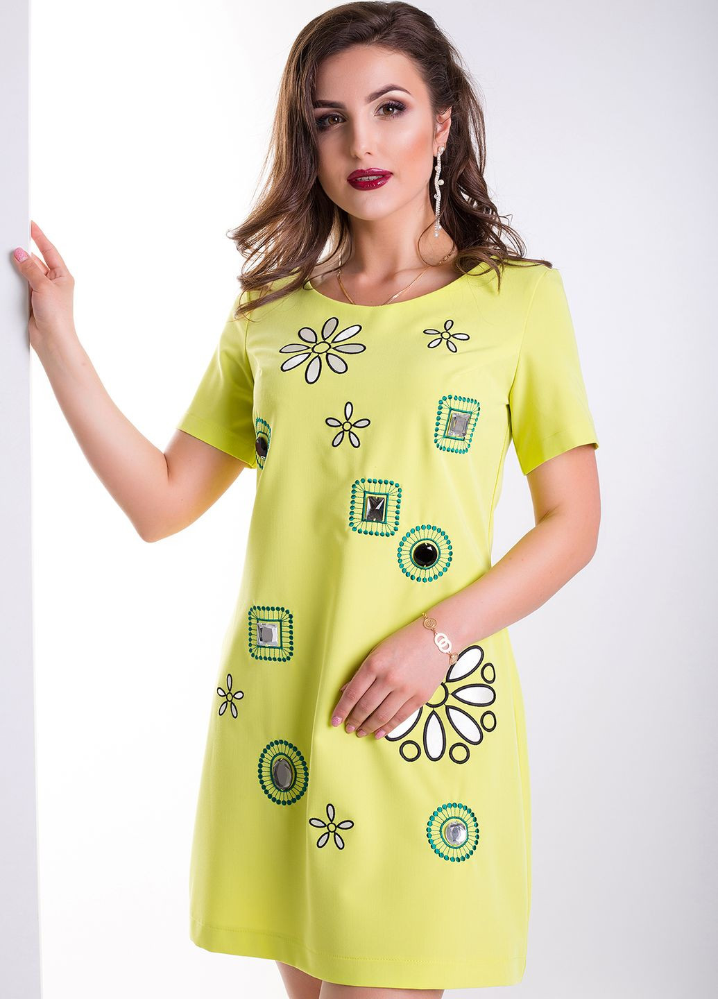 Зелена сукня соланж зелений Luzana