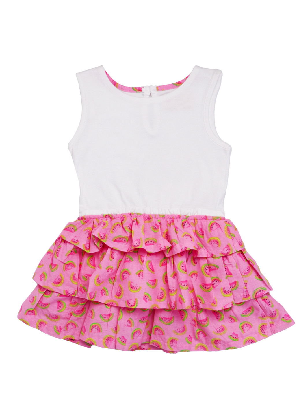 Комбінована плаття для дівчинки без рукавів 80 білий-різнобарвний Primark (257722886)