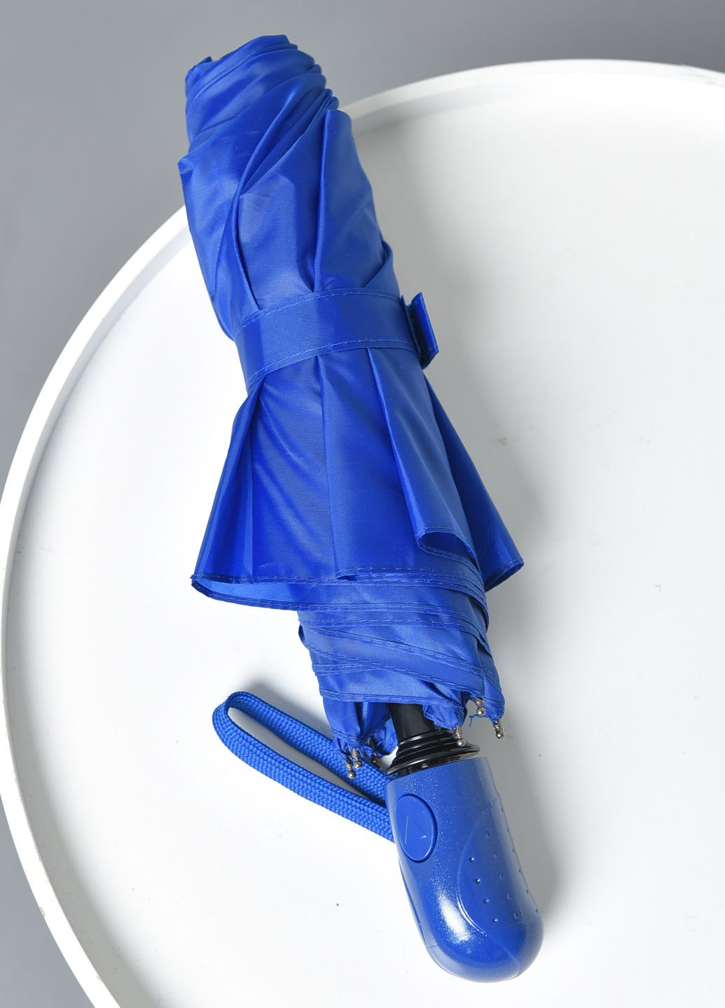 Зонт полуавтомат синего цвета Let's Shop (269387453)