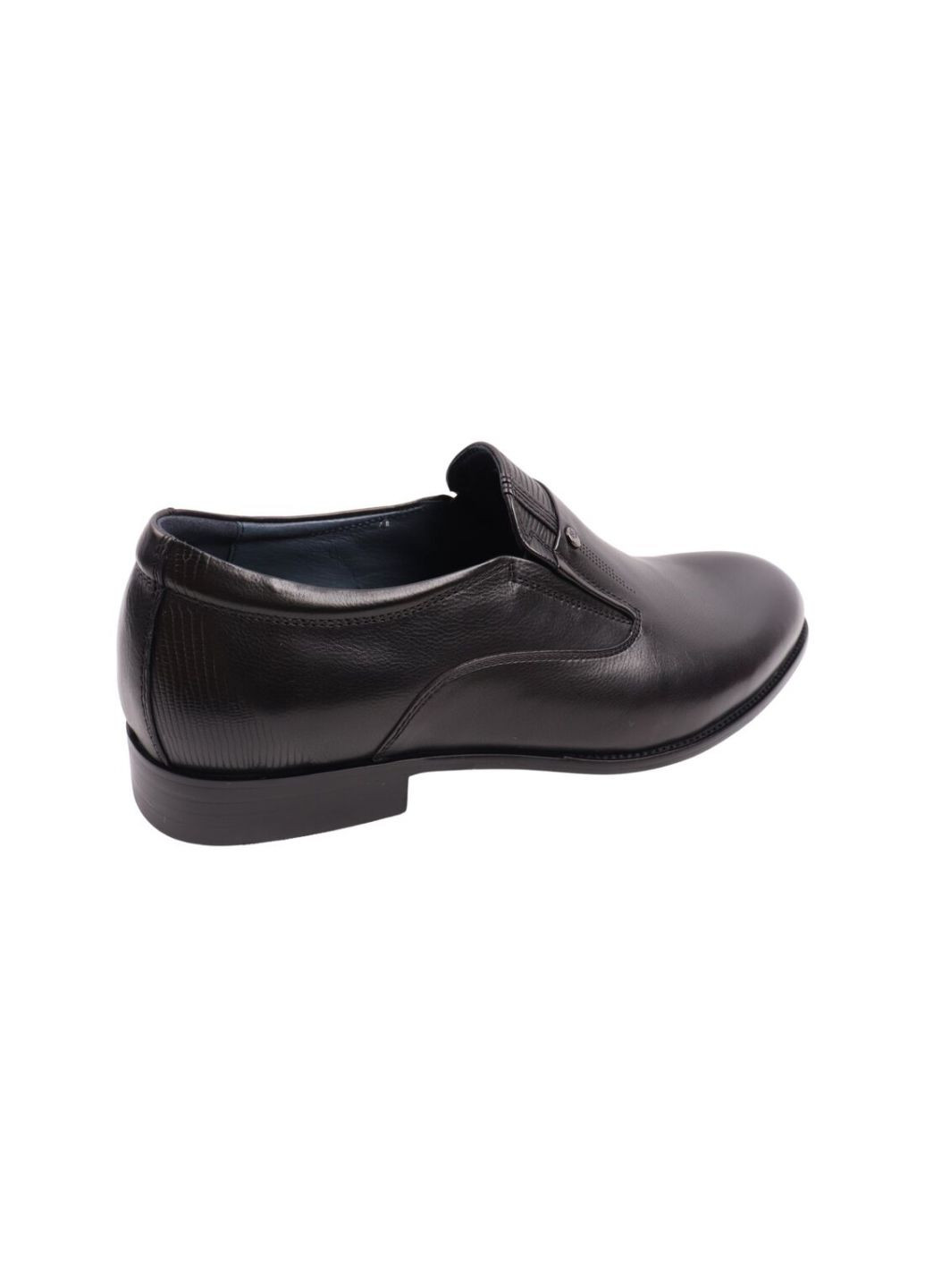 Черные туфли мужские черные натуральная кожа Brooman