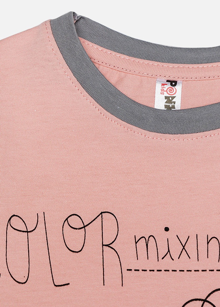 Розовая пижама для девочки цвет розовый цб-00217647 Ponki