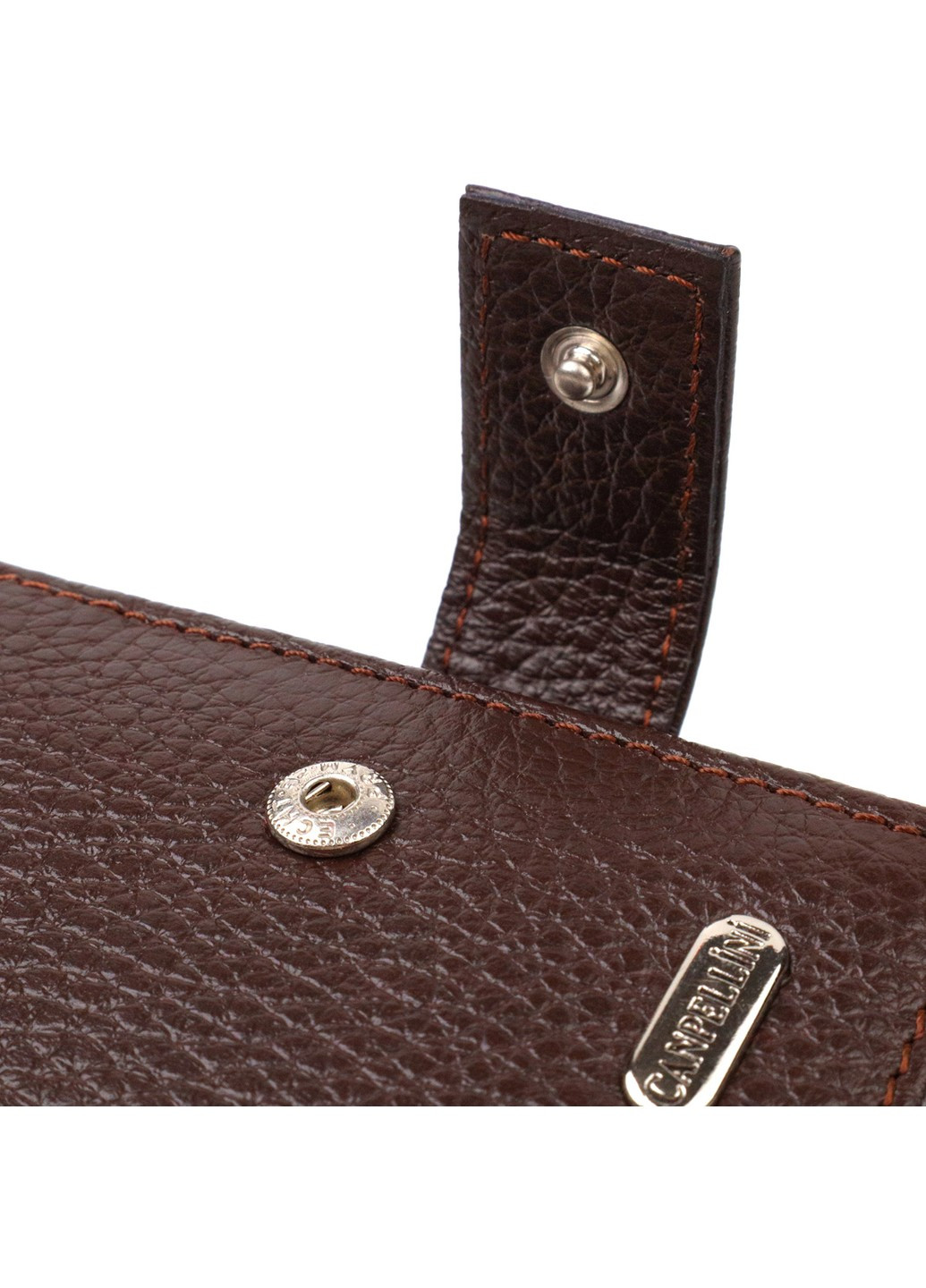 Гарний горизонтальний гаманець для чоловіків з натуральної шкіри флотар 21891 Коричневий Canpellini (259830018)