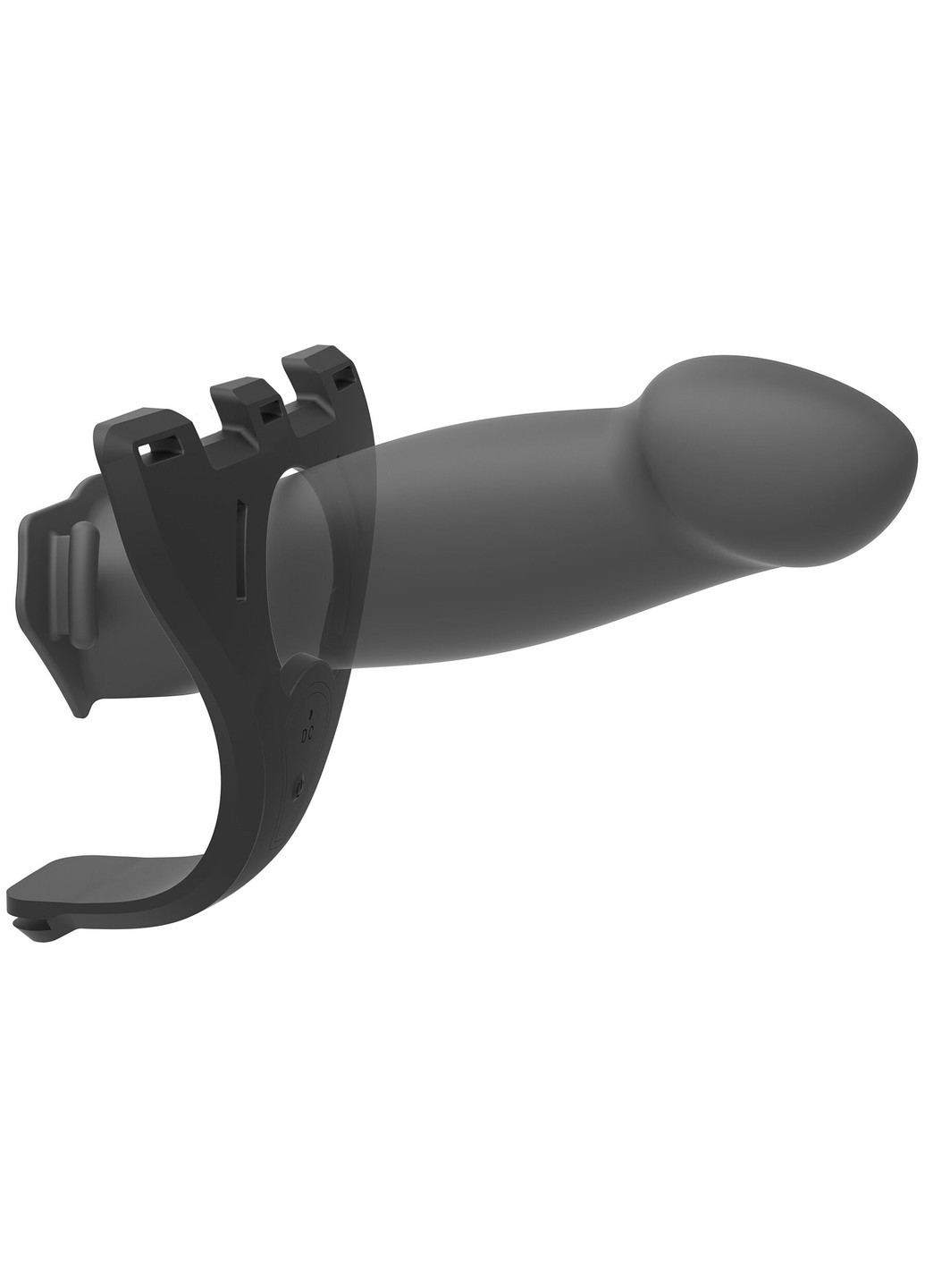 Страпон унісекс Doc Johnson Body Extensions – Be Risque, вібрація, пульт керування, порожня насадка ADDICTION (258470886)