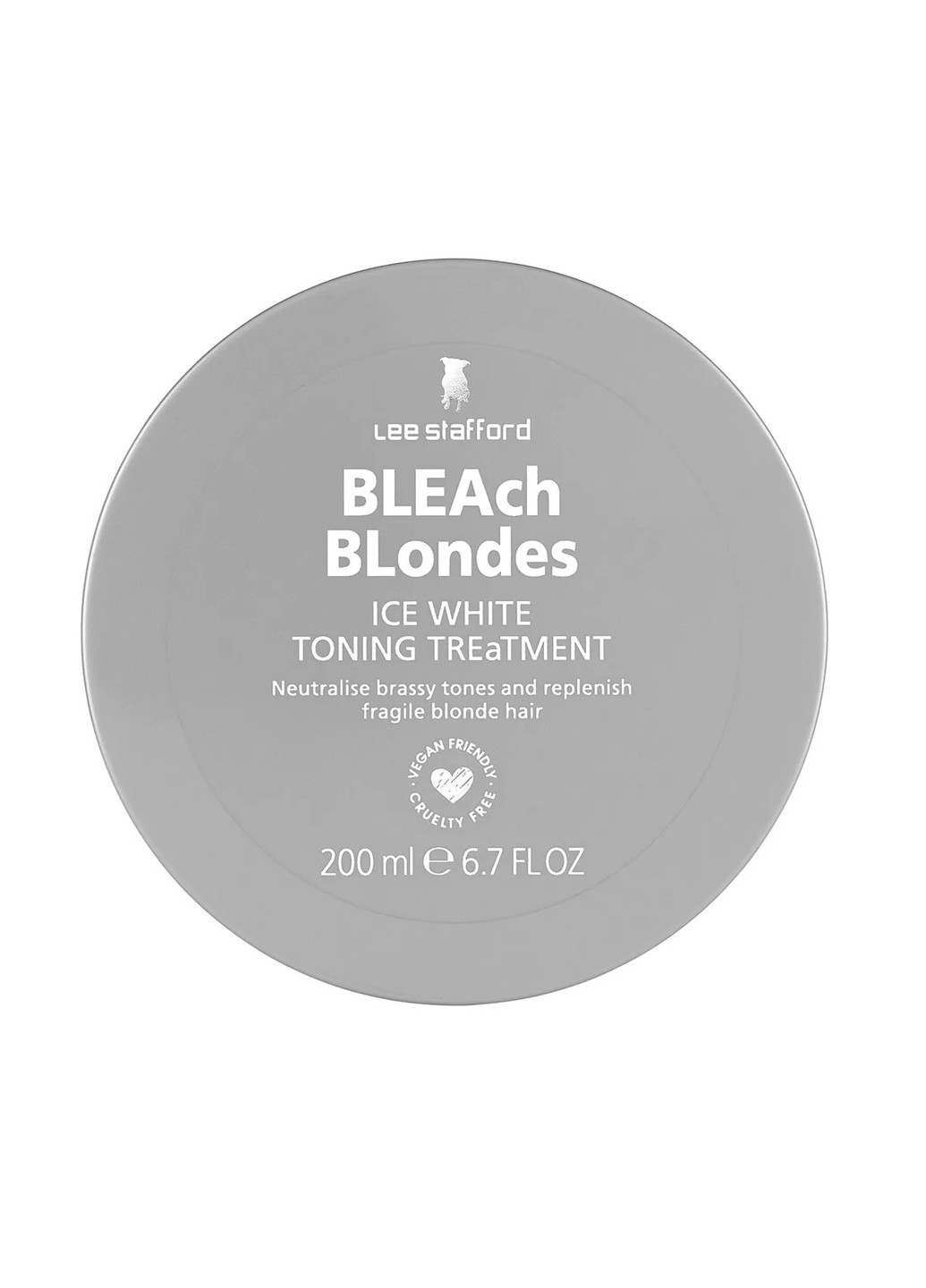 Маска для волосся з синім пігментом Bleach Blondes Ice White Toning Treatment Mask 200 мл Lee Stafford (269237726)