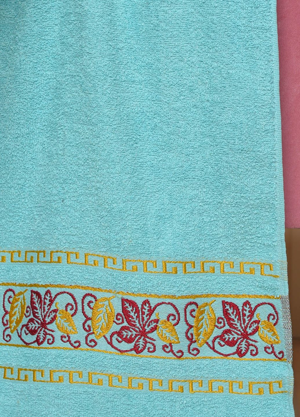 Рушник для обличчя махровий блакитного кольору Let's Shop однотонний блакитний