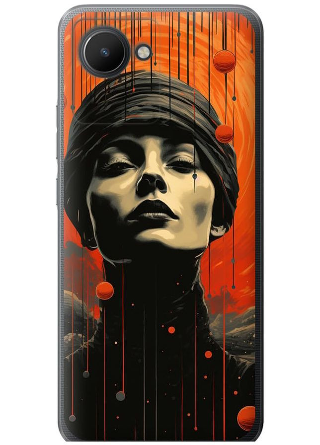 Силіконовий чохол 'Абстрактний портрет v2' для Endorphone Realme C30 (266048911)