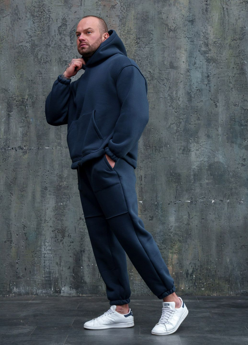 Костюм спортивный Оверсайз мужской на флисе No Brand спортивный костюм оверсайз (267810714)