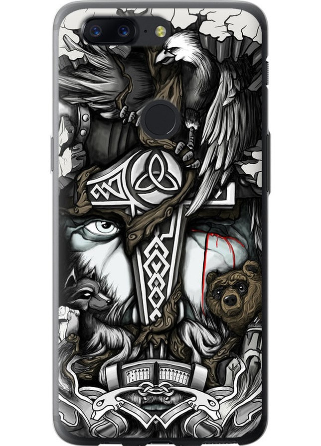 Силіконовий чохол 'Тату Вікінг' для Endorphone OnePlus 5T (257840440)
