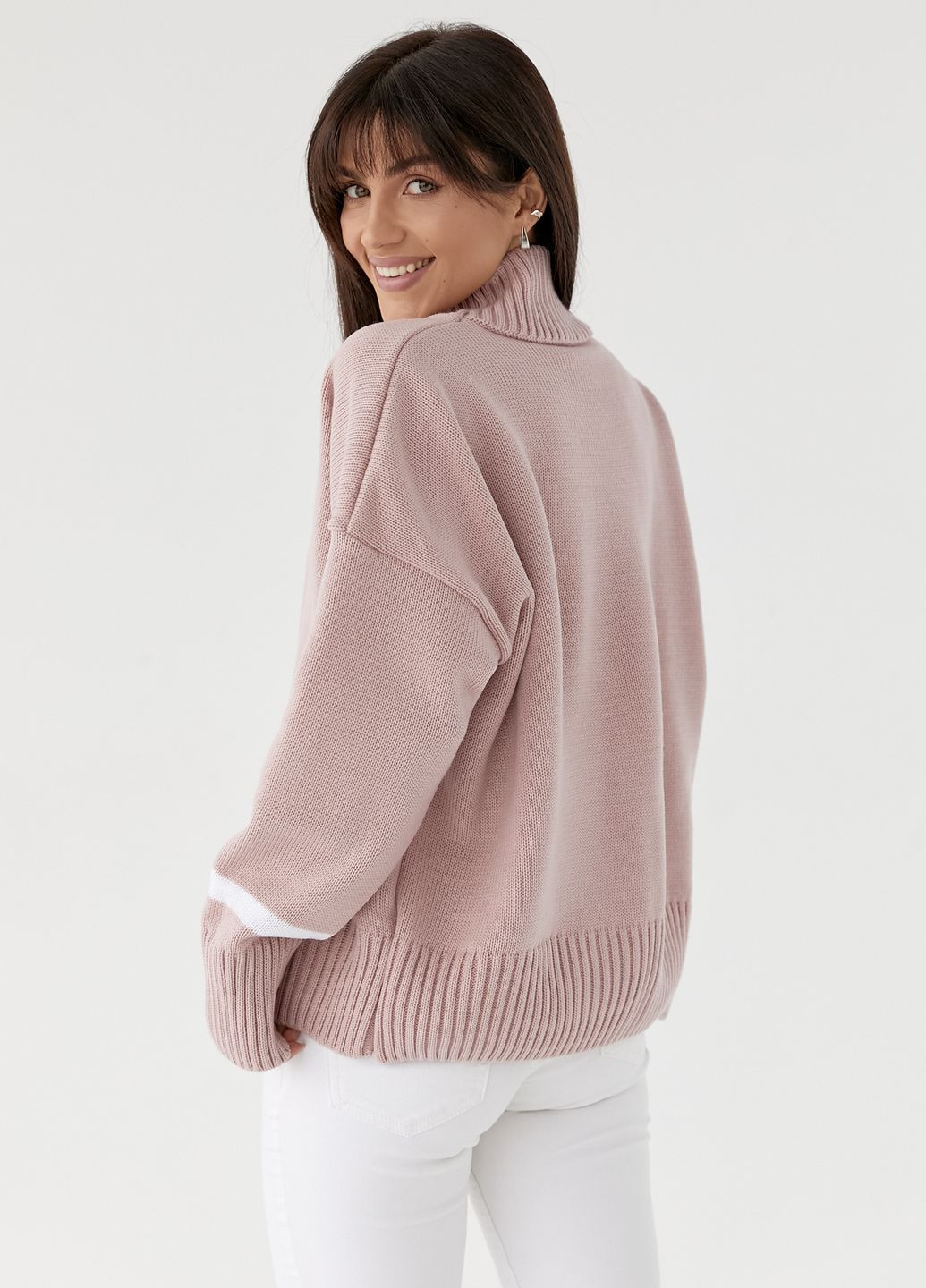 Пудровий светр 220 пудра MarSe