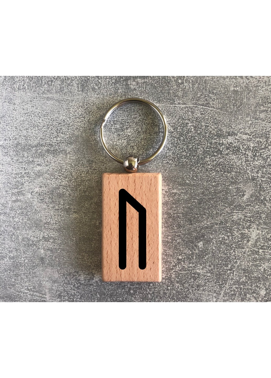 Деревянный брелок с руной Старшого футарк «Уруз» ЗаСвіт (261255866)