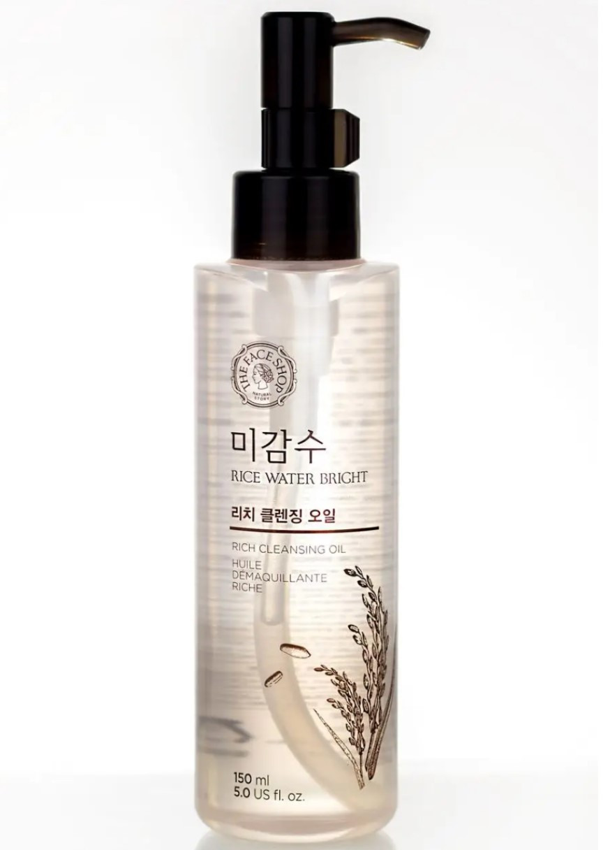 Гідрофільна олія для сухої шкіри Rice Water Bright Cleansing Rich Oil 150мл The Face Shop (268907087)