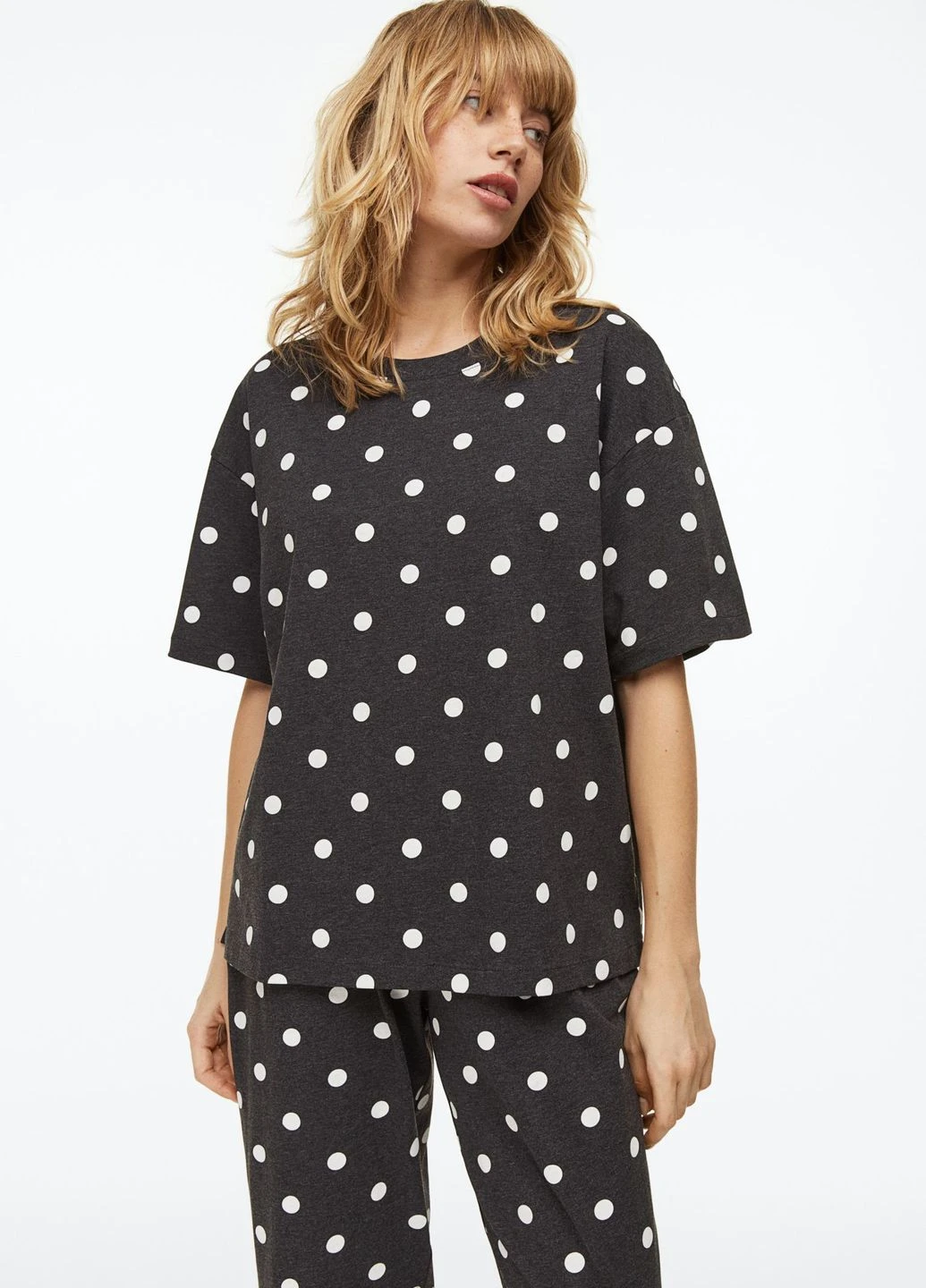 Темно-серая всесезон пижама (футболка, брюки) H&M