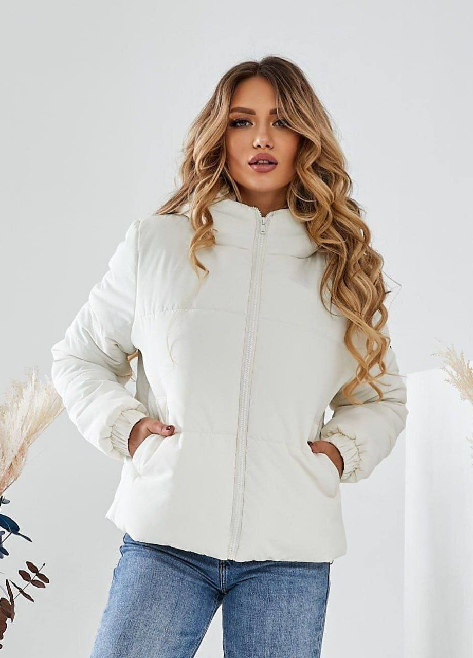 Белая зимняя куртка Garna