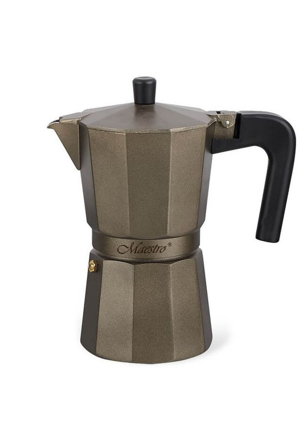 Кофеварка алюминий Espresso Moka BROWN9 чашки 450 мл Maestro (270016170)