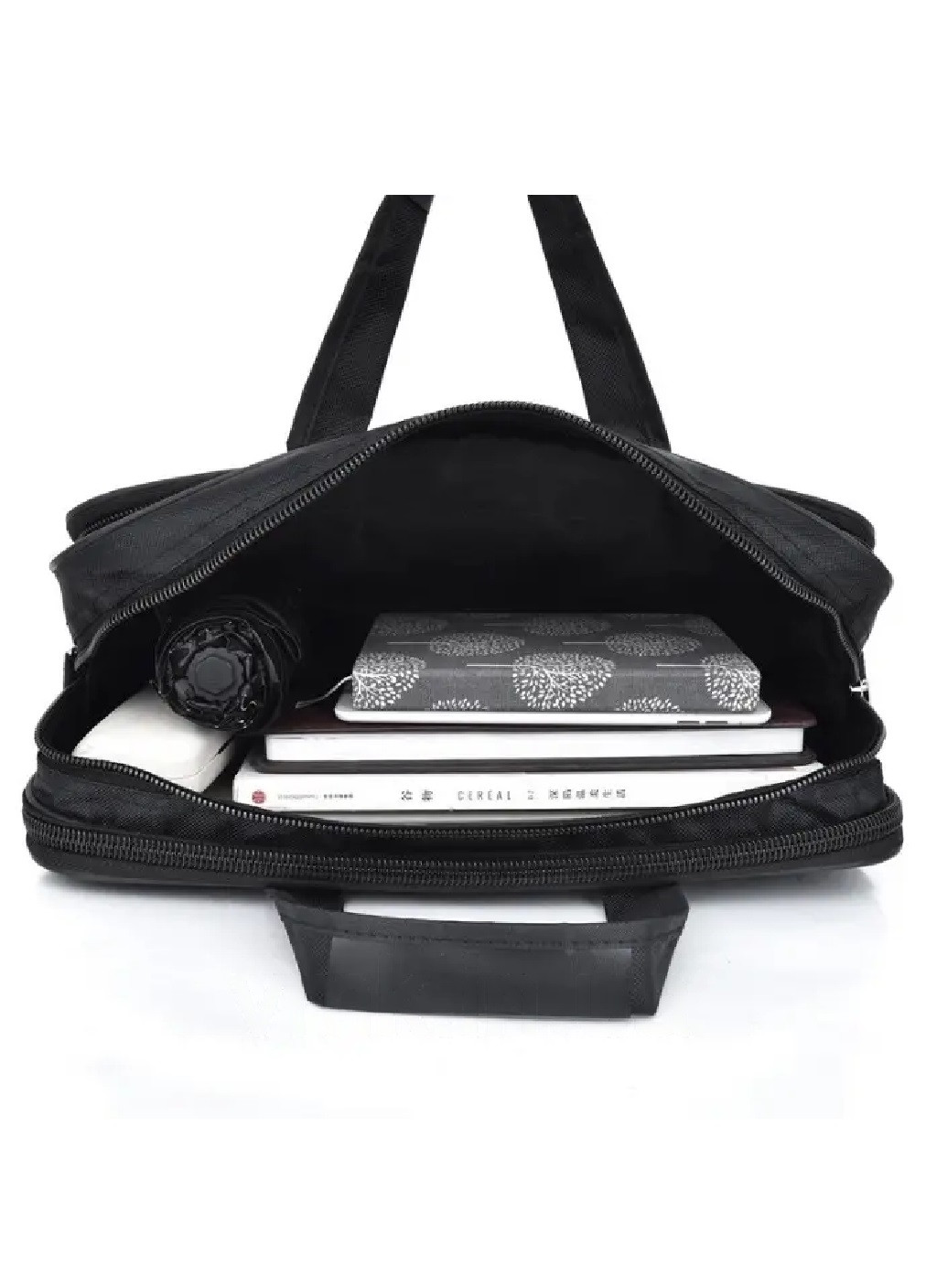 Конференц-сумка портфель для документів ноутбука 40х30х12 см (473918-Prob) Чорна Unbranded (256846923)