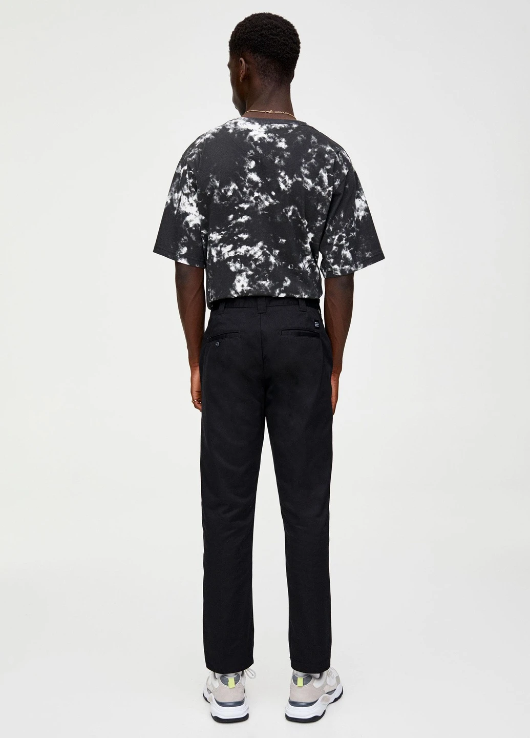 Черные брюки Pull & Bear