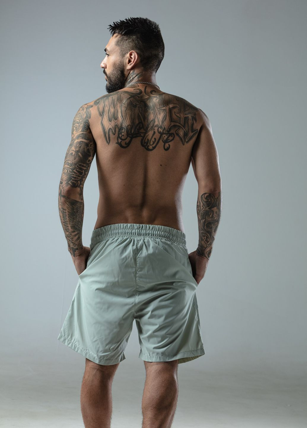 Мужские шорты с лого Balenciaga Vakko (260007022)