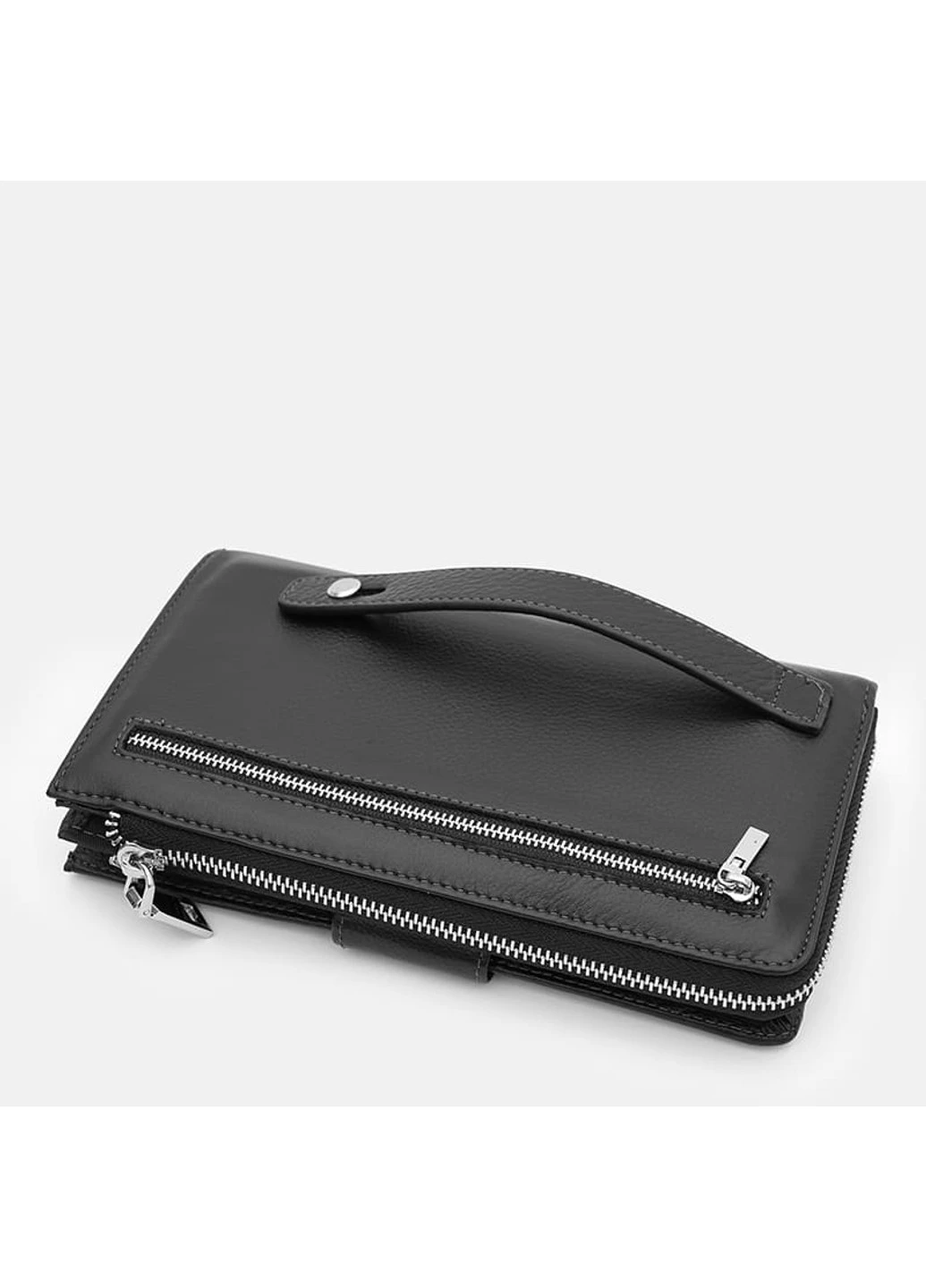 Мужской кожаный клатч K18809bl-black Ricco Grande (266143578)