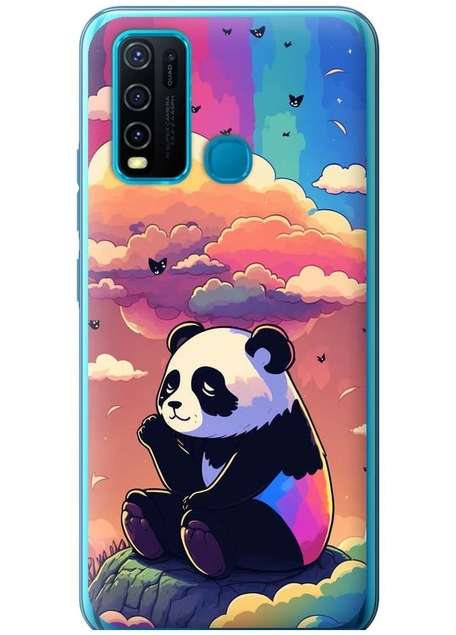 Силиконовый чехол 'Панда в облаках' для Endorphone Vivo Y30 (276313747)
