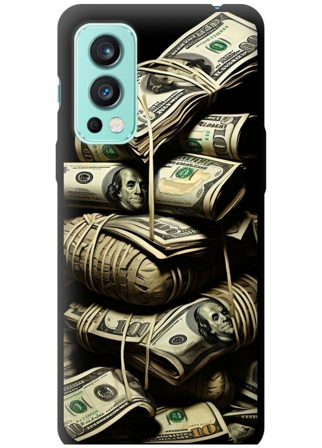 TPU черный чехол 'Big money' для Endorphone OnePlus Nord 2 (267316869)