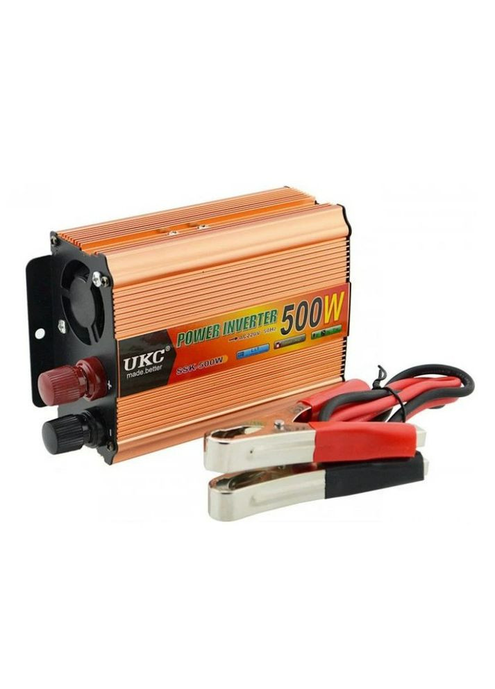 Преобразователь автомобильного тока UKC 500W AC/DC 12-220 V инвертор напряжения No Brand (261327804)
