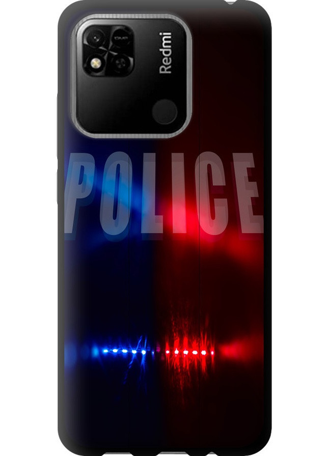 TPU черный чехол 'Полиция' для Endorphone Xiaomi Redmi 10A (258178646)
