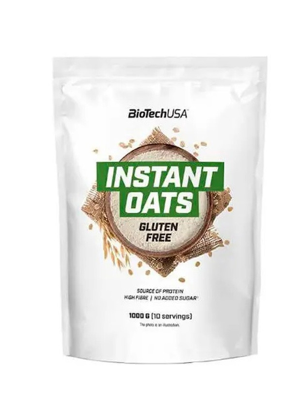 Instant Oats gluten free 1000 g /10 servings/ Chocolate Biotechusa (258499099)