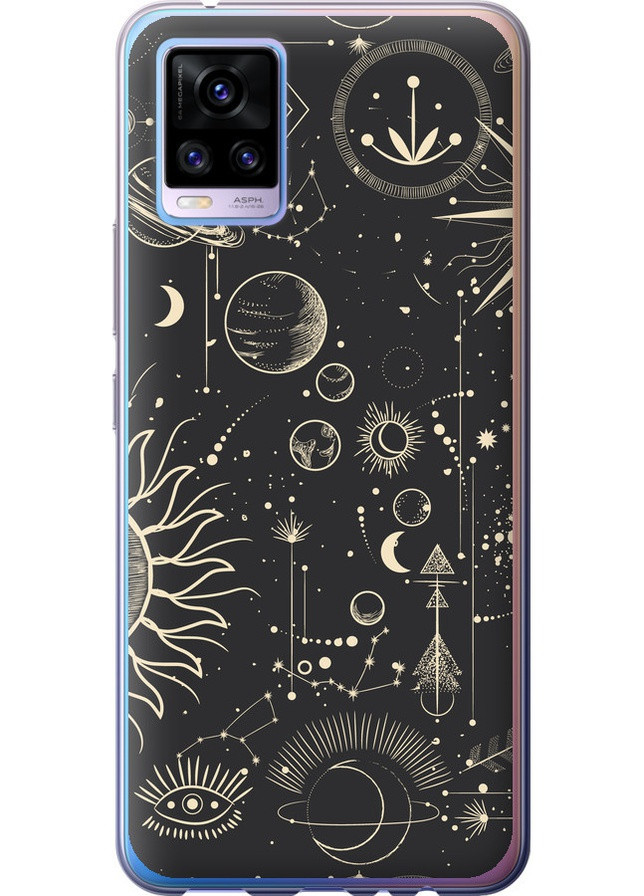 Силіконовий чохол 'Фаза місяця' для Endorphone Vivo V20 (258094289)