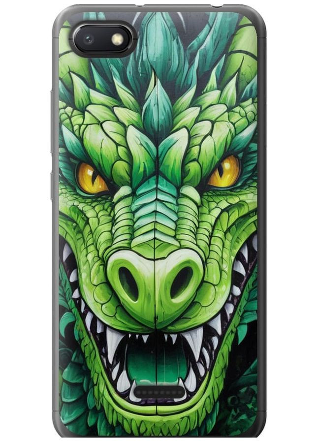 Силиконовый чехол 'Зелёный дракон' для Endorphone Xiaomi Redmi 6A (275458113)