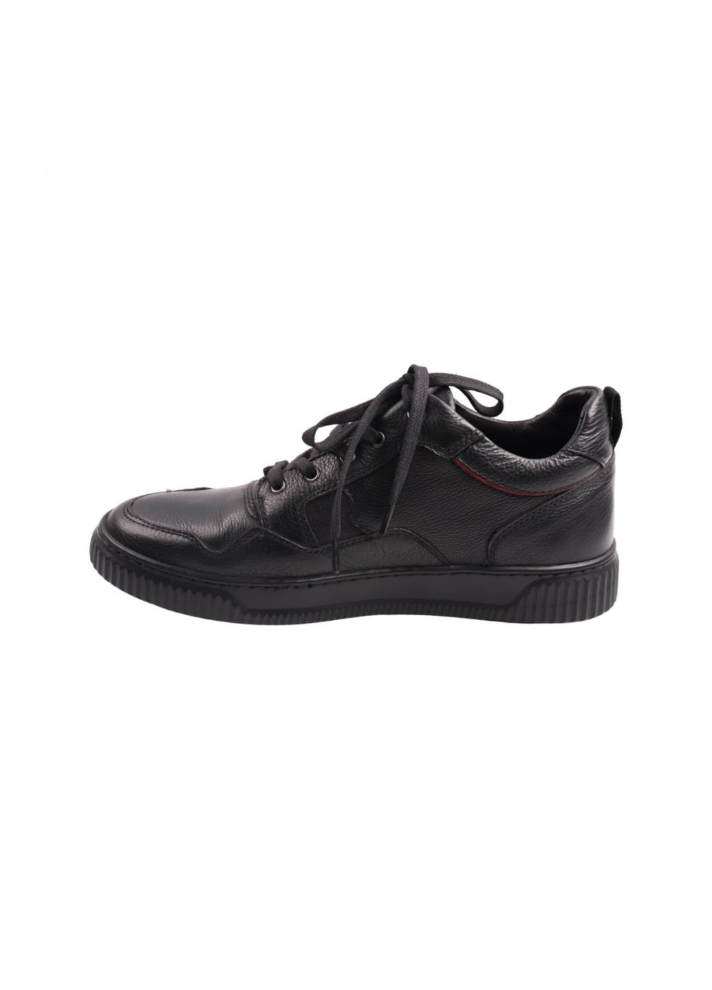 Черные ботинки мужские черные натуральная кожа Detta