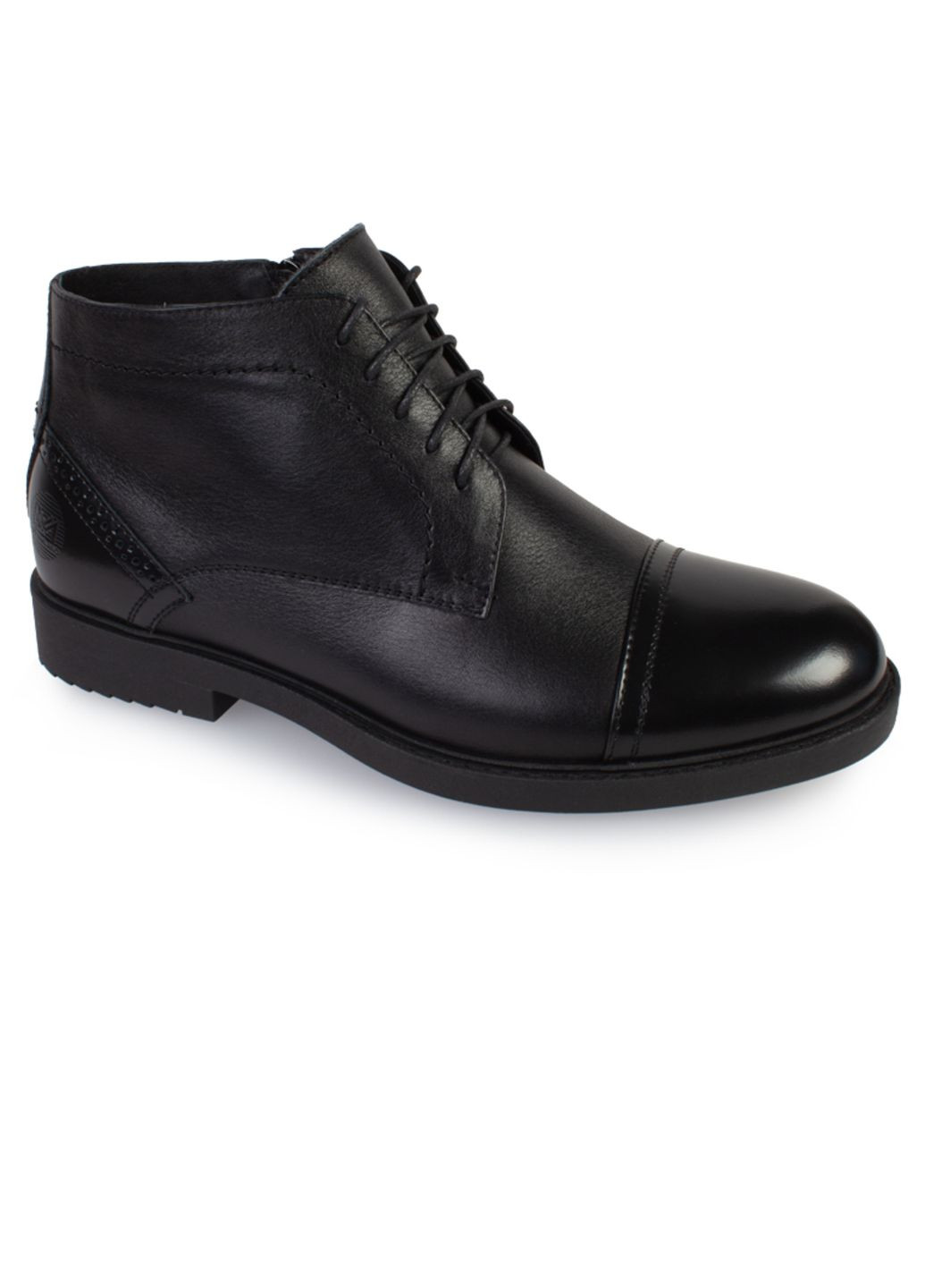 Черные зимние ботинки мужские бренда 9501066_(1) ModaMilano