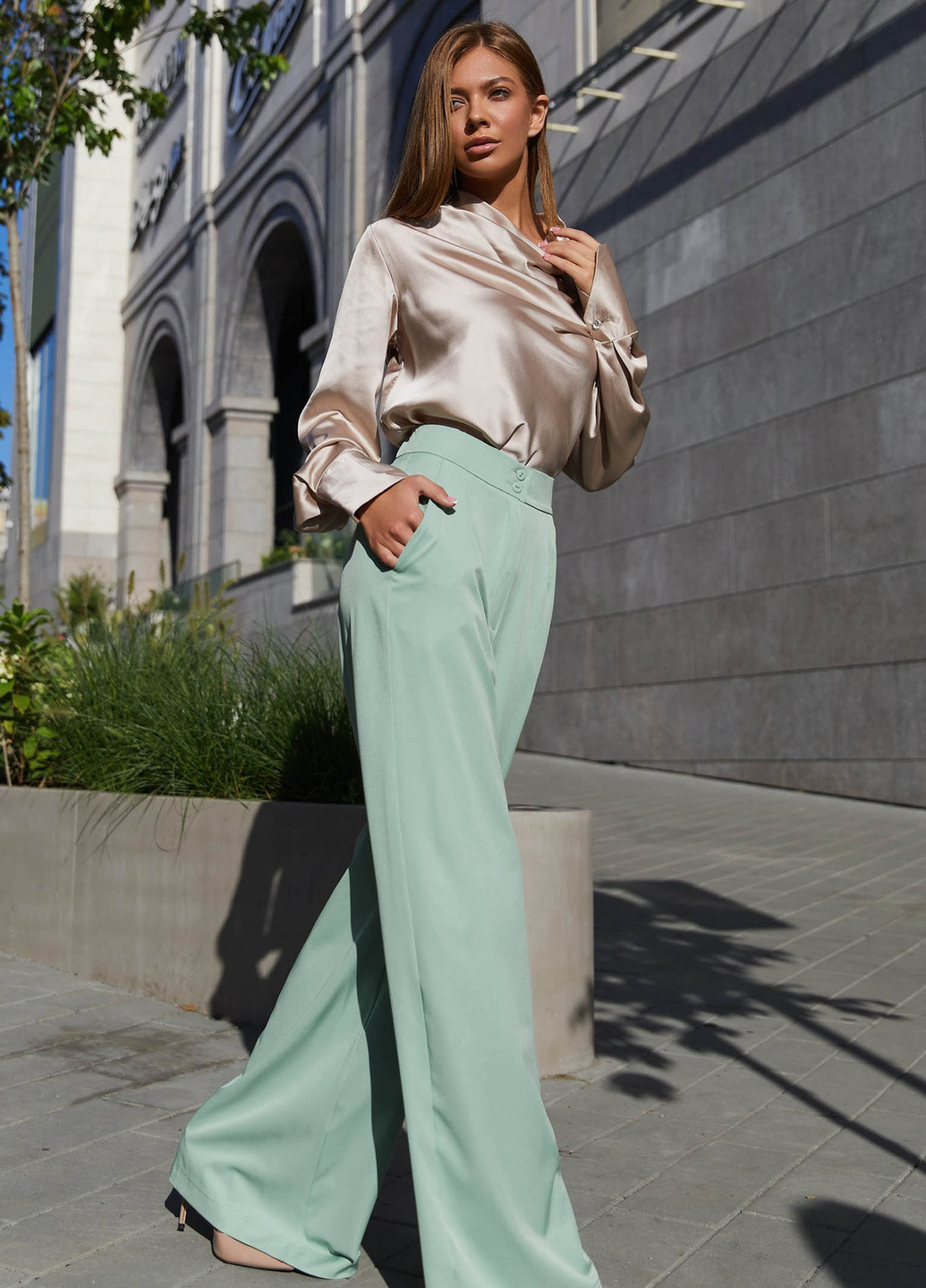 Елегантные брюки палаццо Jadone Fashion (257087186)