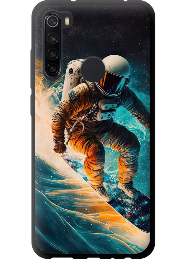 TPU черный чехол 'Сноубордист' для Endorphone Xiaomi Redmi Note 8 (258087818)