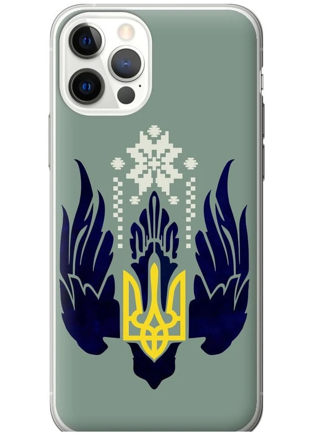 2D пластиковий чохол 'Тризуб із крилами' для Endorphone Apple iPhone 12 (259944116)