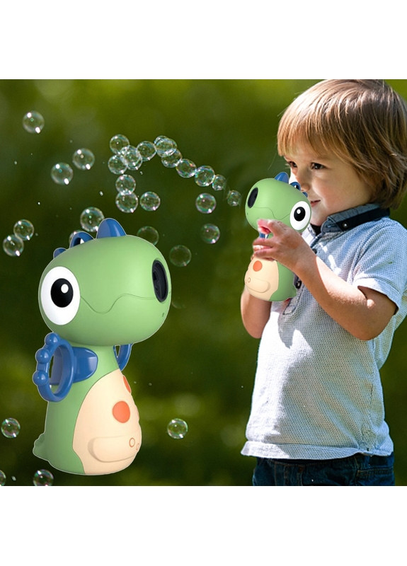 Детский генераторы мыльный пузырей Динозавр Bubble Machine Дракон, зеленый More (269462810)