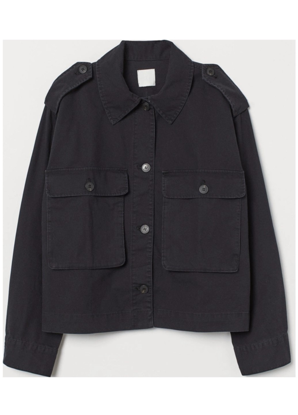 Чорна демісезонна жіноча куртка н&м (56027) s чорна H&M
