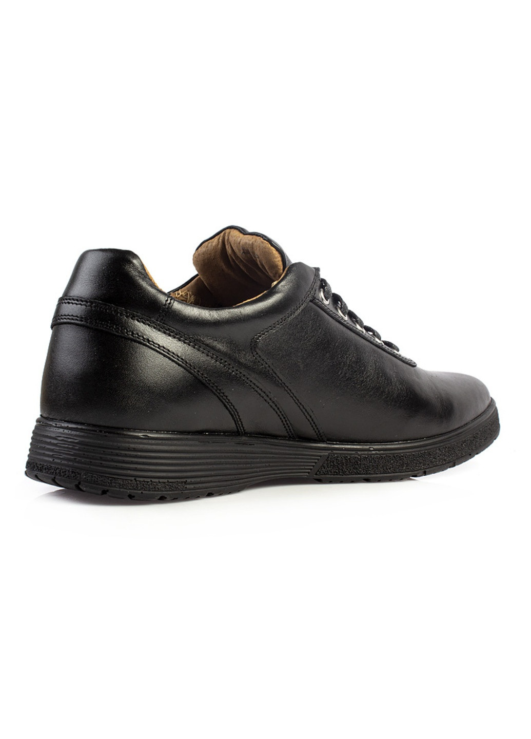 Черные повседневные туфли мужские бренда 9402091_(1) ModaMilano на шнурках