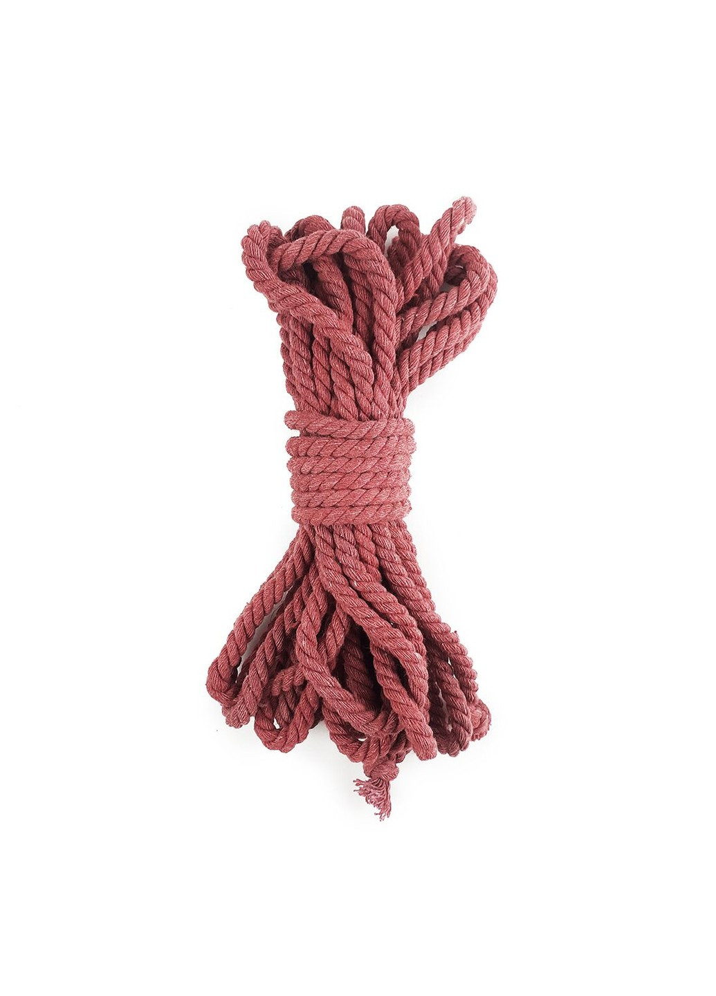 Хлопковая веревка BDSM 8 метров, 6 мм, цвет бургунд Art of Sex (277236447)