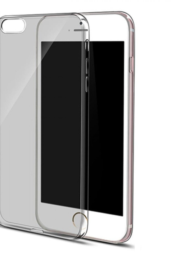 Чохол силіконовий ультратонкий для iPhone 6 / 6s прозорий Clear Gray ARM (259907112)