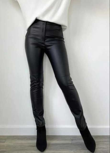 Женские кожаные брюки "Casual" Fashion Girl (257185352)