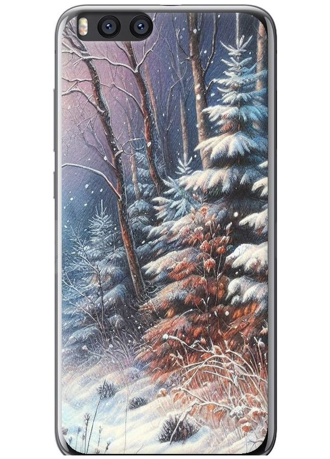 Силиконовый чехол 'Зимний пейзаж' для Endorphone Xiaomi Mi Note 3 (275467555)