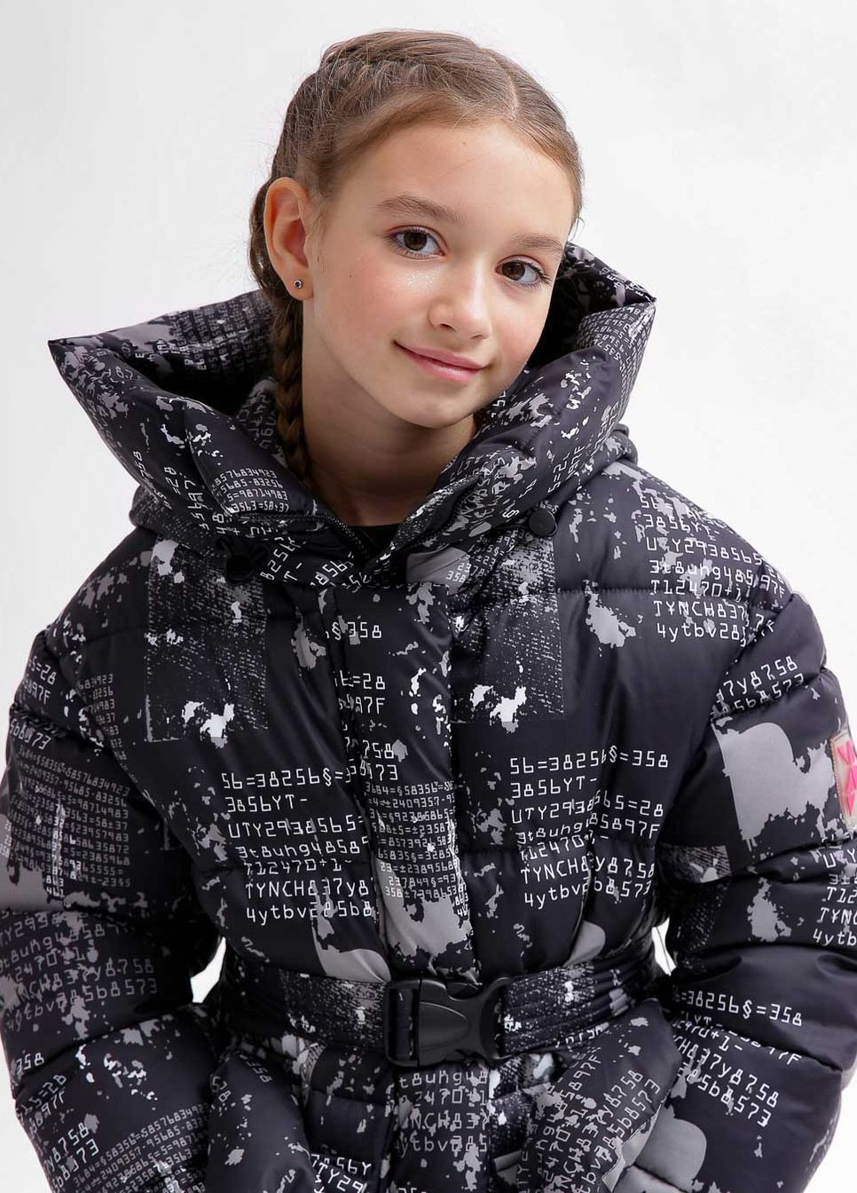 Комбінована зимня пухова куртка для дівчаток від 6 до 17 років X-Woyz
