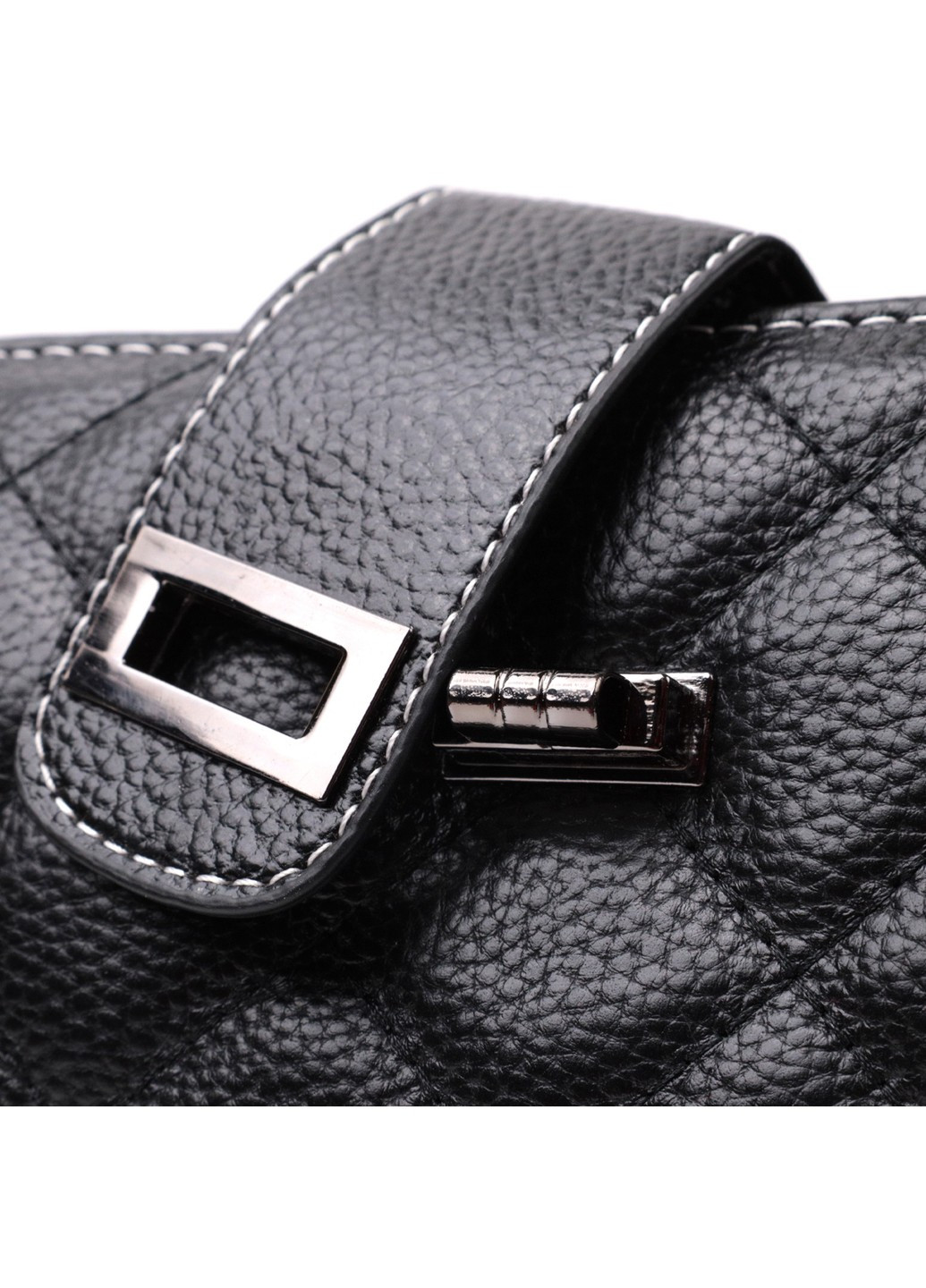 Чудова сумка для стильних жінок із натуральної шкіри 22415 Чорна Vintage (276461781)