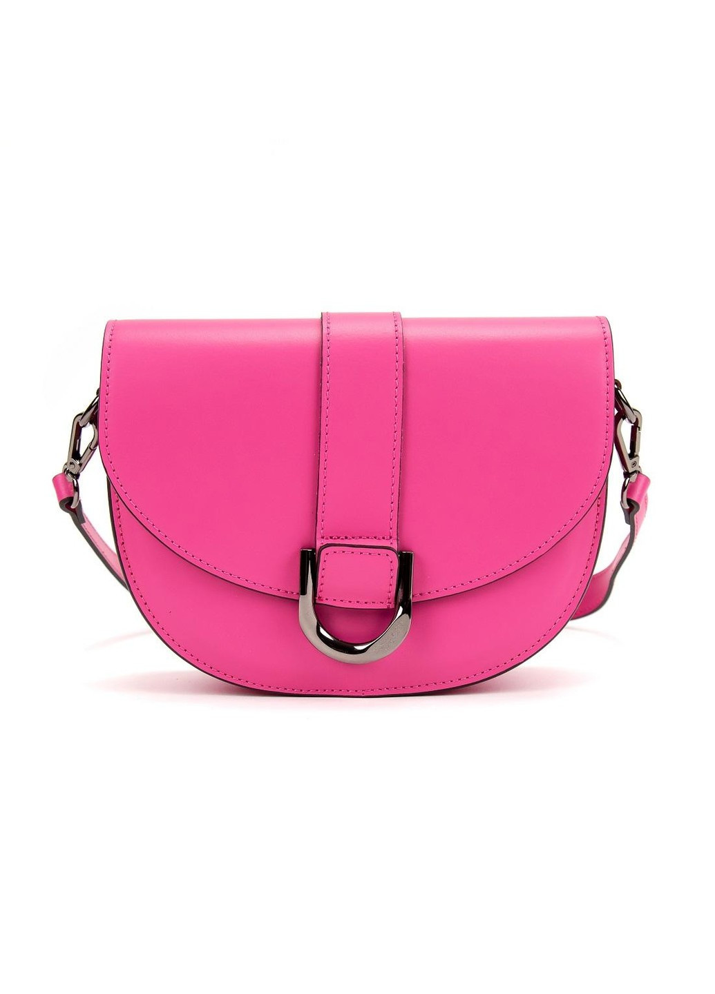 Стильная кожаная женская сумочка полукруглая Italy F-IT-1030VL Firenze (277977460)