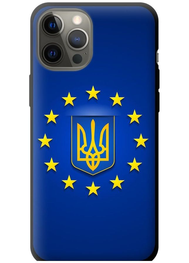 TPU чорний чохол 'Евросоюз 6' для Endorphone Apple iPhone 12 Pro Max (269348917)
