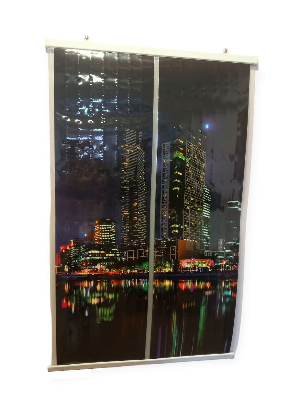 Обогреватель настенный подвесной картина обои с подогревом тема ночной город 100 х 60 см No Brand (269267866)