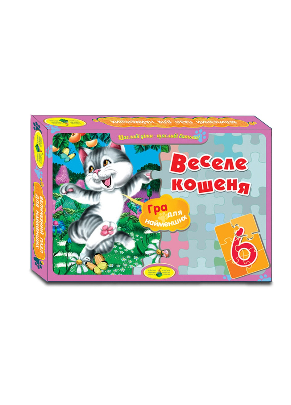 Пазл "Веселый котенок" цвет разноцветный ЦБ-00217353 Киевская фабрика игрушек (259786212)
